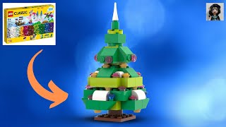 CHRISTMAS TREE Lego classic 11033 ideas How to build [upl. by Rod804]