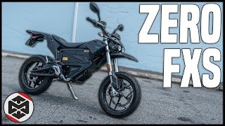 First Ride on an ELECTRIC Motorcycle Zero FXS [upl. by Nsaj]