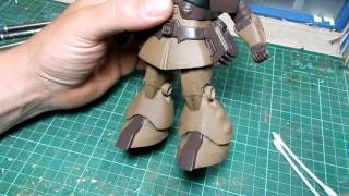 Gunpla Tutorial  Weathering Effects with Pencils [upl. by Ilyse]