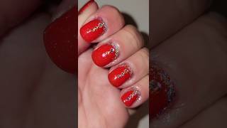 Sally Hansen Short Red Nails [upl. by Pace]