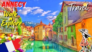 Annecy 🇫🇷 Most Beautiful Places in France 🌷 Alpine Town Walking Tour 🌞 [upl. by Khai54]