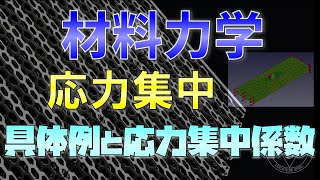 06 材料力学 応力集中についてわかりやすく解説 [upl. by Popper]