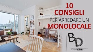 10 Consigli per Arredare un Monolocale  Belula Design [upl. by Ahidam]