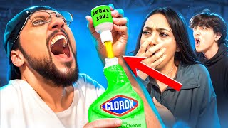 Fart Spray in Moms Cleaning Product PRANK [upl. by Thurber]