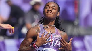 Paris Preview ShaCarri Richardson leads US women in 4x100 final [upl. by Adal378]