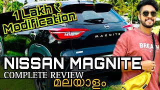 Nissan Magnite Malayalam Review  Nissan Magnite Modified  RICHARDS GARAGE [upl. by Aynav]