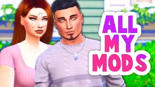 ALL 50 OF MY MODS WITH LINKS INCLUDED  THE SIMS 4  2021 [upl. by Marciano866]