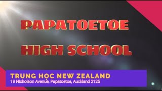 Du học New Zealand Trung học Papatoetoe High School Auckland [upl. by Rutan10]