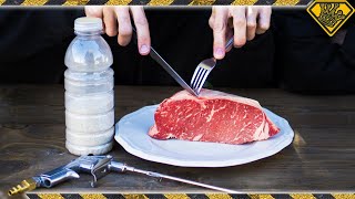 Sandblasting Steak with Salt [upl. by Broome]