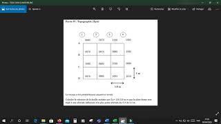 EXERCICE 3 TOPOGRAPHIE  CALCUL CUBATURE TSGO 2018 [upl. by Rebmaed]