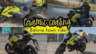 Hi Speed Batllo 5 Ceramic Coating  Bahria TownRide  Ultimate Motorcycle Protection [upl. by Mcgaw]