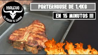 Horno de Brasa Malevo  Porterhouse 14kg en 15 Minutos [upl. by Odraude786]