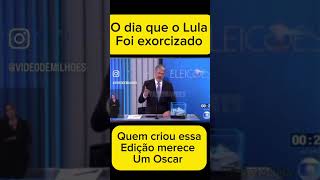 Lula sendo exorcizado pelo padre Kelmo lulaohomemdopovo bolsonaro prefeituradesãopaulo prefeito [upl. by Altis]