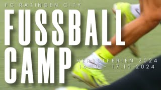 HerbstferienFussballcamp beim FC Ratingen City [upl. by Melcher502]