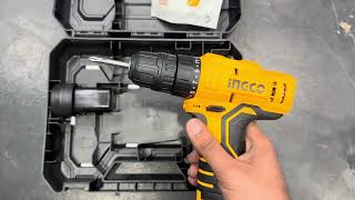 INGCO 12v Cordless Drill CDLI12208 unboxing by Buttar Enterprises 03350506506  Lahore Pakistan [upl. by Endo]