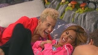 Big Brother  Tickle Fight  Live Feed Clip [upl. by Enogitna]