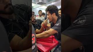 Bhai bhai kehndi duniya viralshort ilovearmwrestling musicgenre phonk funny armwrestling [upl. by Analem933]