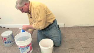 How to Floor Grout Video 1 of 4 [upl. by Gene]