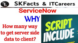 Why Script Include  ServiceNow Script Include  servicenow skfacts [upl. by Ashley]