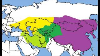 Map of Mongol Empire  12061294 [upl. by Yhtac]