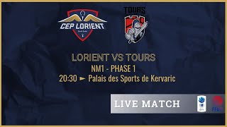 NM1  CEP LORIENT BREIZH BASKET vs TOURS METROPOLE BASKET [upl. by Marks28]