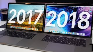 MacBook Pro Top Spec Benchmark Comparison  2017 vs 2018 [upl. by Ahsaei432]