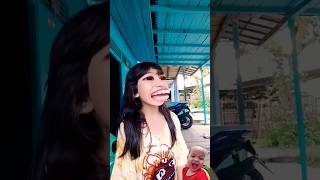 nada dering telepon mainan 🤣 funny hiburan cute cutebaby shrots kacita [upl. by Jopa]