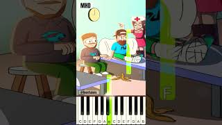 Meeting Timeout In Hospital With MrBeast and Dude Perfect ​⁠TheToonTubers  Piano Tutorial [upl. by Cardie]