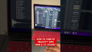 How to turn off Velocity on Mpk Mini 3  Fl Studio [upl. by Enitsuga596]