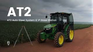 FJD AT2 Auto Steer System Never lose your line even in poor network conditions [upl. by Shelby98]