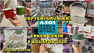 ERKEN ÇEKİM A101 8 AĞUSTOS 2024 A101 BU PERŞEMBE ÇOK GÜZEL KAÇMAZA101 AKTÜEL ÜRÜNLER [upl. by Etnohs]