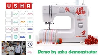 Usha Janome Dream Stitch Sewing Machine  How To Threading In Dream Stitch Sewing Machine [upl. by Wainwright]