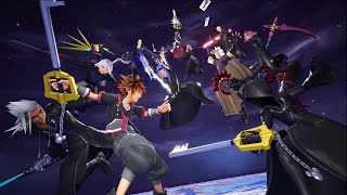 Kingdom Hearts 3  Remind  All Data Boss Fights With Style [upl. by Arek]