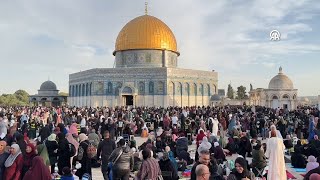 Iftar at AlAqsa Mosque on Laylat alQadr Night [upl. by Cort]