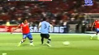 Chile 2  Uruguay 0 Eliminatorias Sudamericanas 2014 [upl. by Daeriam649]