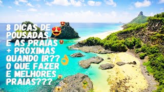 Dicas de pousadas e as melhores praias na ilha de Fernando de Noronha  PE [upl. by Joceline175]