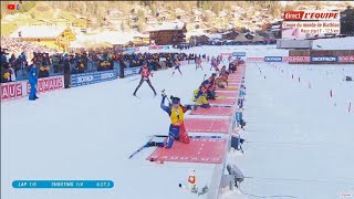 Massstart Femmes Grand Bornand  BIATHLON 2022 [upl. by Sandry]