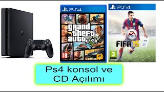 Ps4 gta 5 ve fifa 15 CD Açılımı Ve Konsol Incelemesi [upl. by Nogaem565]