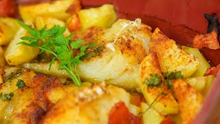 Receita de Bacalhau no Forno à Minha Moda Muito Simples [upl. by Wolfie365]