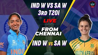 India Women vs South Africa Women Live Score 2nd T20I India vs South Africa Women [upl. by Ellatsirhc]