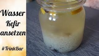 Wasserkefir selber machen  selber brauen  Rezept  TrinkBar [upl. by Jamnes521]