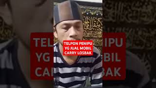 Penipu jual mobil penipuan penipuantelepon penipuanterbaru penipuanonline lucu prank [upl. by Dnomder]