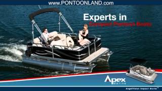 Apex Marine Compact Pontoon Boats [upl. by Ylagam]