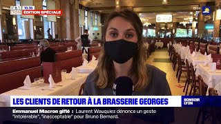 Les clients de retour à la Brasserie Georges [upl. by Gwenette218]