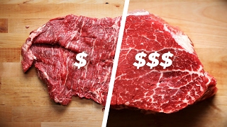 How To Cook A Cheap Steak Vs An Expensive Steak [upl. by Elmore]