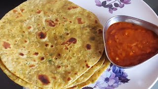 Thepla Recipe with easyampspicy tomato chutneyGujarathi style thepla Recipe [upl. by Iror]