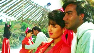 Ajay Devgn Twinkle Khanna Shooting For Jaan 1996  Flashback Video [upl. by Aelram]