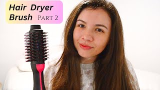 How to Use Revlon One Step Ceramic Hair Dryer amp Volumizer Hot Air Brush  pt 2  Blowout Hairstyle [upl. by Havelock]