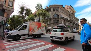 Walking in  VENTIMIGLIA  ITALY Train Station to the Beach  Ventimiglia 2020  Sept 7th 2020 [upl. by Anoblav]