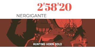 MHW Nergigante solo Hunting Horn  25820 [upl. by Atived]